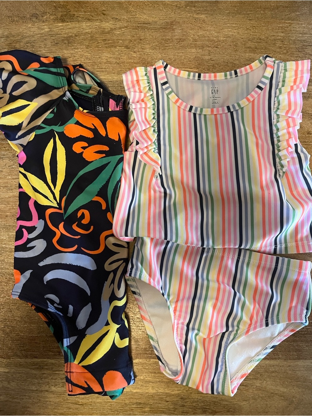TWO Baby Gap Swimsuits